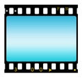 35mm film frame Royalty Free Stock Photo