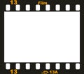 35mm film frame Royalty Free Stock Photo
