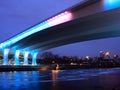 35W bridge over Misssissippi river in Minneapolis Royalty Free Stock Photo