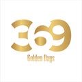 369 golden days lettertype corporate logo design