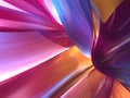 3D Abstract Colorful Glassy Wallpaper Background