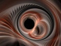 3D Abstract Swirl Royalty Free Stock Photo