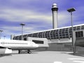 3d Airport terminal