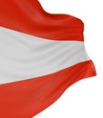 3D Austrian flag