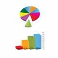 3d barchart Royalty Free Stock Photo