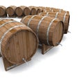 3D beer barrel circle 01