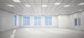 3D big empty white office
