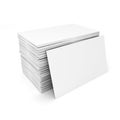 3d blank business cards Royalty Free Stock Photo