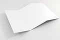 3d blank document sheet