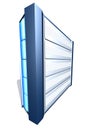 3d blue server Royalty Free Stock Photo