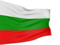 3D Bulgarian flag