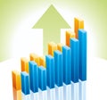 3d business graph