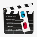 3D Cinema Royalty Free Stock Photo