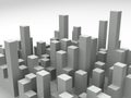 3d City skyline