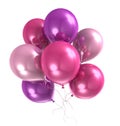 3d color helium balloon