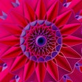 3D Colorful Fractal Background Royalty Free Stock Photo