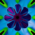 3D Colorful Fractal Background