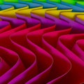 3D Colorful Fractal Background