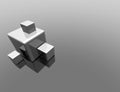 3d cube reflection