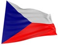 3D Czech flag