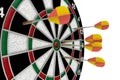 3D darts Royalty Free Stock Photo