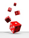 3d dice Royalty Free Stock Photo