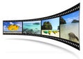 3D film strip with nice pictures