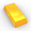 3d fine gold bar