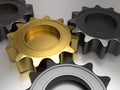 3d gears Royalty Free Stock Photo