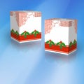 3D Generic Boxes for Christmas Royalty Free Stock Photo