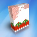 3D Generic Boxes for Christmas Royalty Free Stock Photo