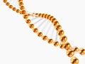 3d genetic code Royalty Free Stock Photo