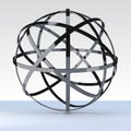 3d geosphere Royalty Free Stock Photo