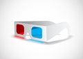 3D glasses Royalty Free Stock Photo