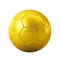 3D gold classic soccer ball isolated - sports - game - worldcup