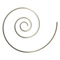 3d Gold Spiral