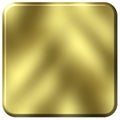 3D Golden Square with rounded edges