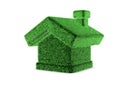 3d grass house