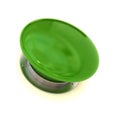 3D on green button Royalty Free Stock Photo