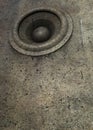 3d grunge old speaker sound system DJ