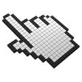 3d hand pixel icon