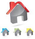 3d house icon