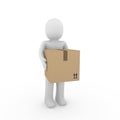 3d human package shipping