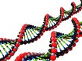 3d isolated dna Royalty Free Stock Photo