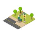 3D Isometric Flat Vector Illustration of Disability Accessibility. Item 3