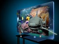 3D and 4k television