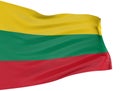 3D Lithuanian flag