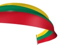 3D Lithuanian flag