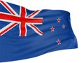 3D New Zealand flag