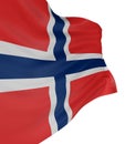 3D Norwegian flag